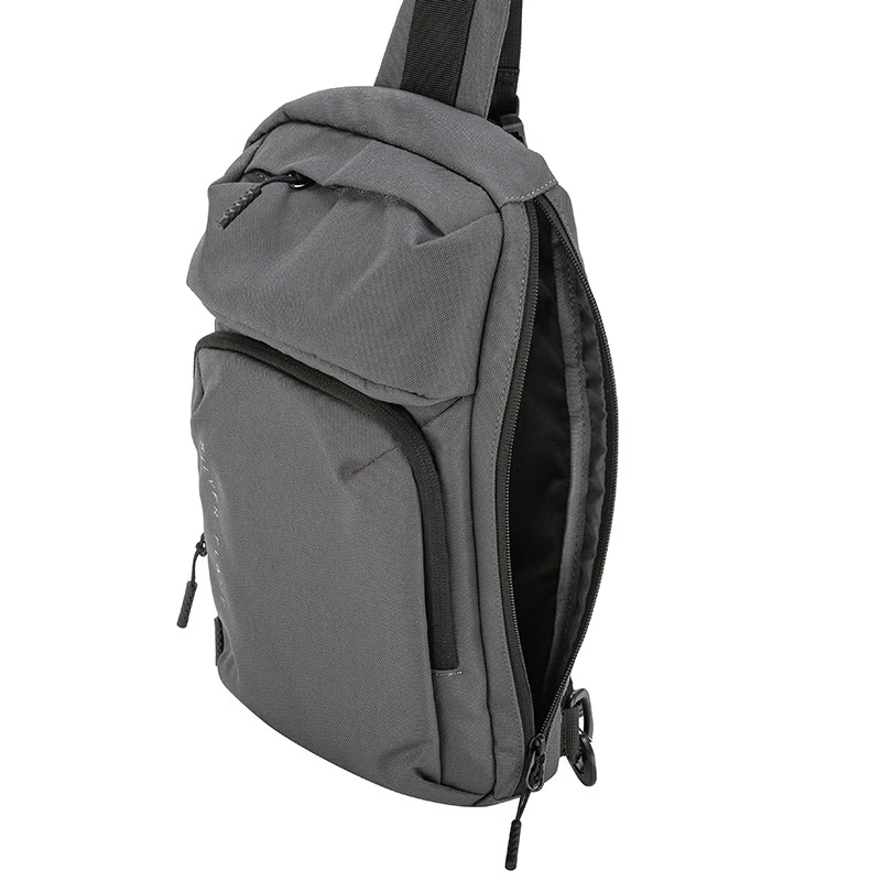 Мъжка раница през рамо за iPad Mini, Silver Flame, K012-2, Сива